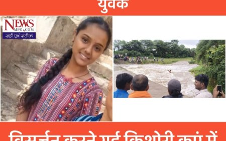 श्रद्धा के पर्व पर मातम, —कालूखेड़ा में विसर्जन कर रही बालिका कुएँ में गिरी, हतनारा में युवक पानी में बाइक सहित बहा