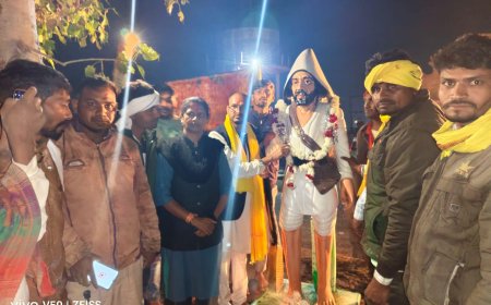 रात 2:30 बजे बाजना क्षेत्र में बड़ी हलचल, एसडीएम की ना के बाद भी टंट्या मामा की प्रतिमा स्थापित, सत्ता और सिस्टम की भिड़ंत