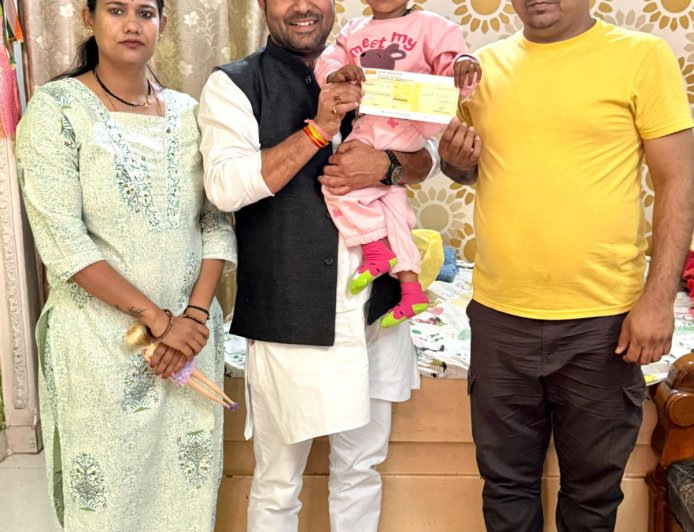 “खेलने की उम्र में मौत से जंग लड़ रही अनिका आज रतलाम पहुंचेगी, 9 करोड़ का इंजेक्शन ही बचा सकता है जान”