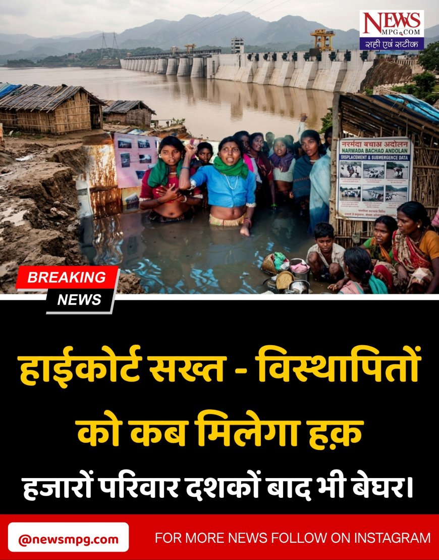 नर्मदा विस्थापितों के हक पर कोर्ट सख्त, आखिर क्यों कोर्ट ने सरकारी एजेंसियों को लगाई फटकार