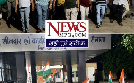 NEET पेपर लीक मामले को लेकर देशभर में कांग्रेस का प्रदर्शन तेज, सैलाना, रतलाम और नामली में रैली के बाद धरना