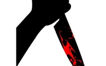 थाने के बाहर ही पति ने पत्नी पर  चाकू से किए कई वार